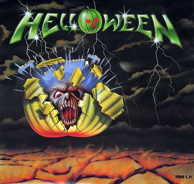 Thumbnail of HELLOWEEN - Self-titled Debut Mini-LP Banzai Records Canada album front cover
