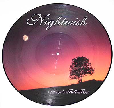 Thumbnail of NIGHTWISH - Angels Fall First 12" Picture Disc  album front cover