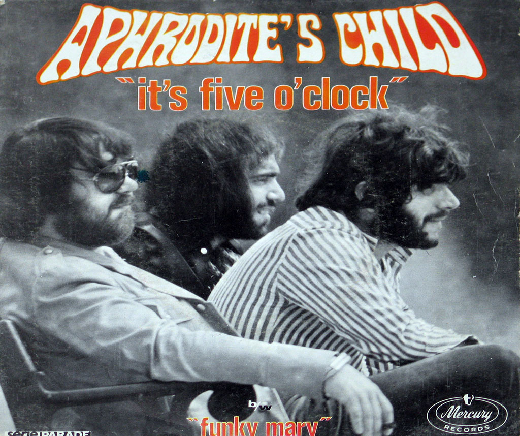 Picture Sleeve of APHRODITE'S CHILD - IT'S FIVE O'CLOCK / FUNKY MARY