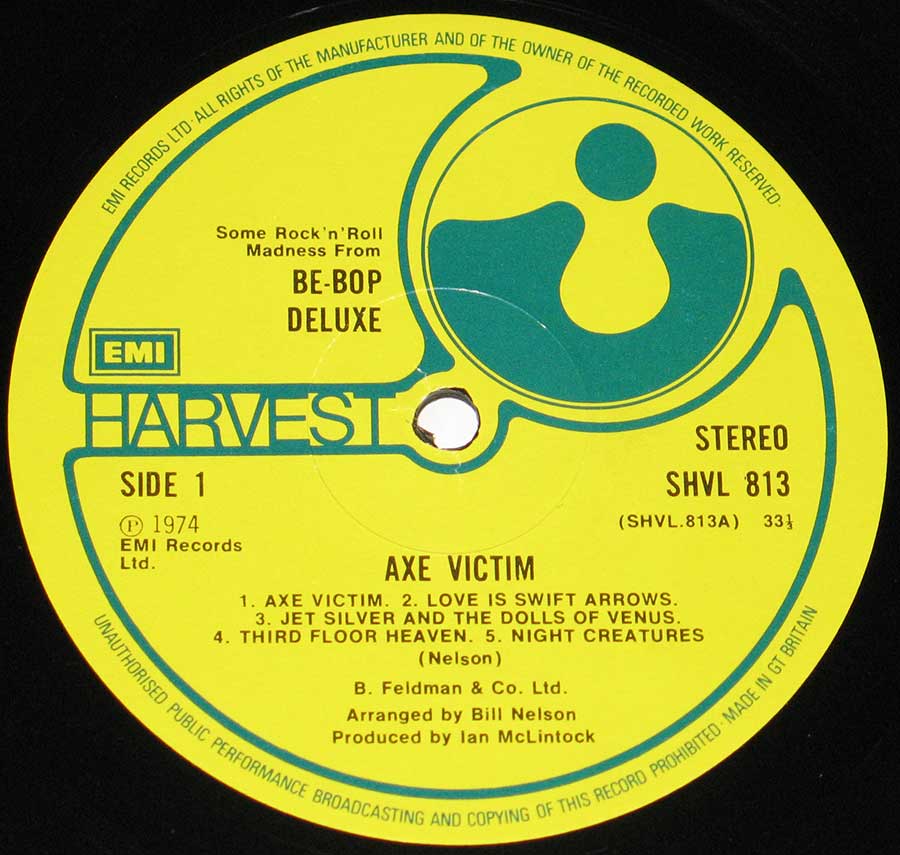 High Resolution Photo BE-BOP DELUXE Axe Victim 