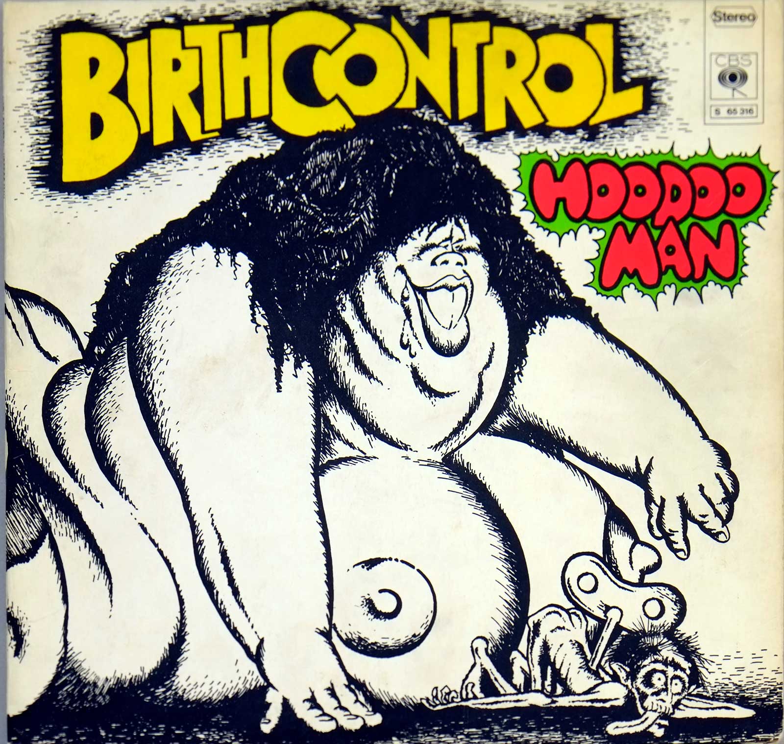 large album front cover photo of: birth control hoodoo man 