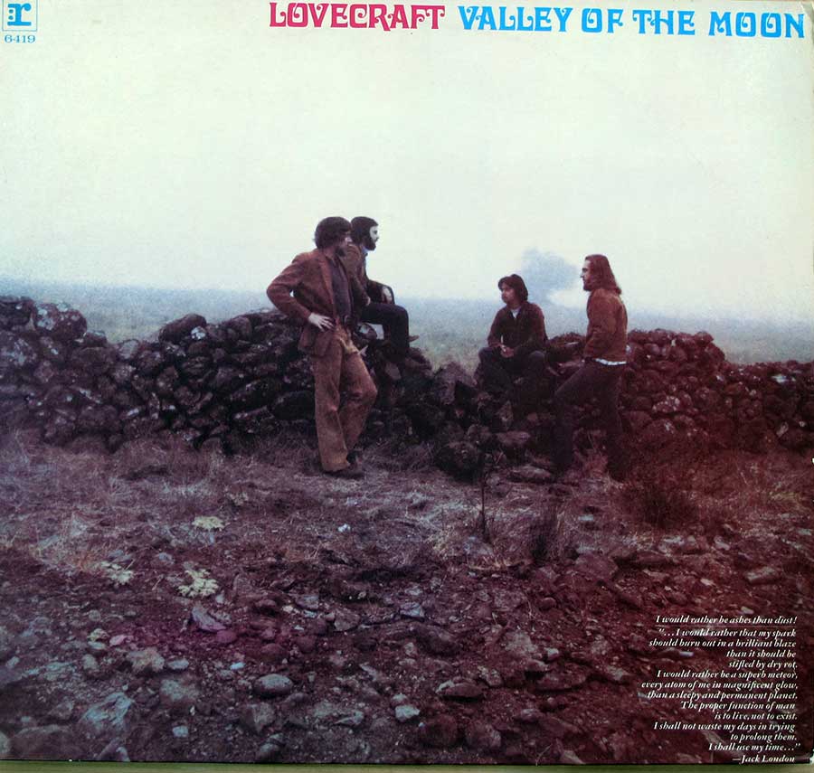 LOVECRAFT - Valley Of The Moon Orig Reprise RS 6419 12" LP Vinyl Album front cover https://vinyl-records.nl
