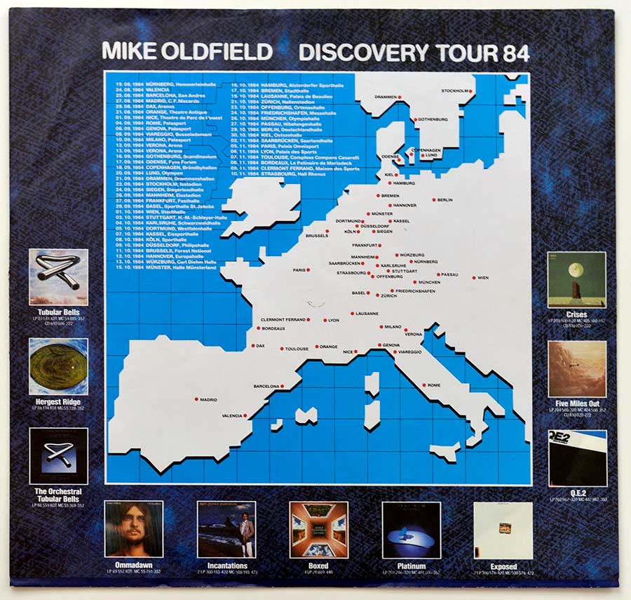 Photo of the custom inner sleeve MIKE OLDFIELD - Discovery (OIS) 