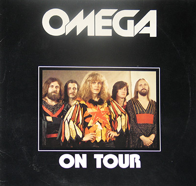 OMEGA -  On Tour   album front cover vinyl record