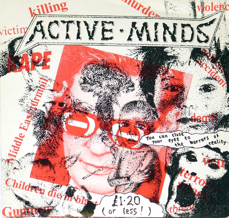 Large Album Front Cover Photo of ACTIVE MINDS - You Can Close Your Eyes to the Horrors of Reality  