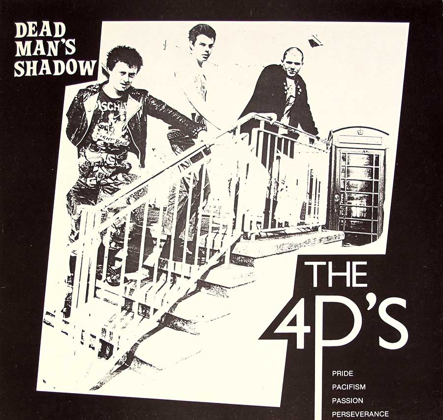 Front Cover Photo Of DEAD MAN'S SHADOW - The 4P's Pride Pacifism Passion Perseverance Boppin' Bob 12" LP Vinyl Album
