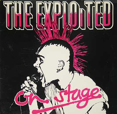 Thumbnail of THE EXPLOITED - On Stage Live 12" Vinyl Album album front cover