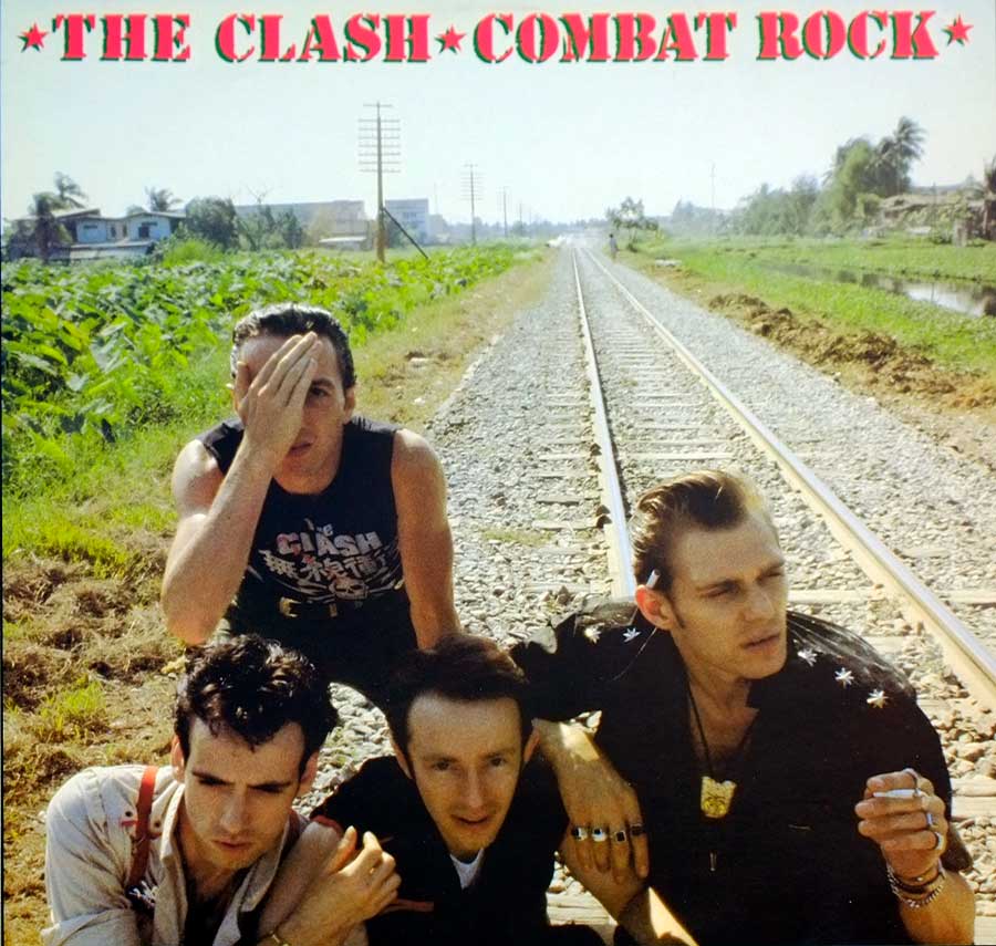 THE CLASH - Combat Rock Netherlands Release OIS + POSTER 12" Vinyl LP Album front cover https://vinyl-records.nl