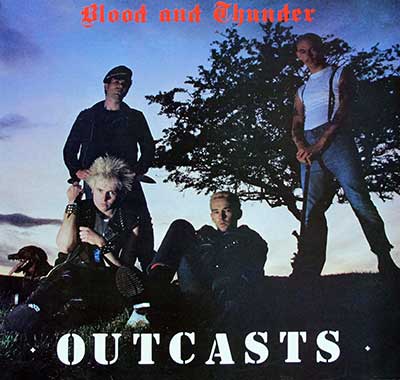 Thumbnail of THE OUTCASTS - Blood Thunder album front cover