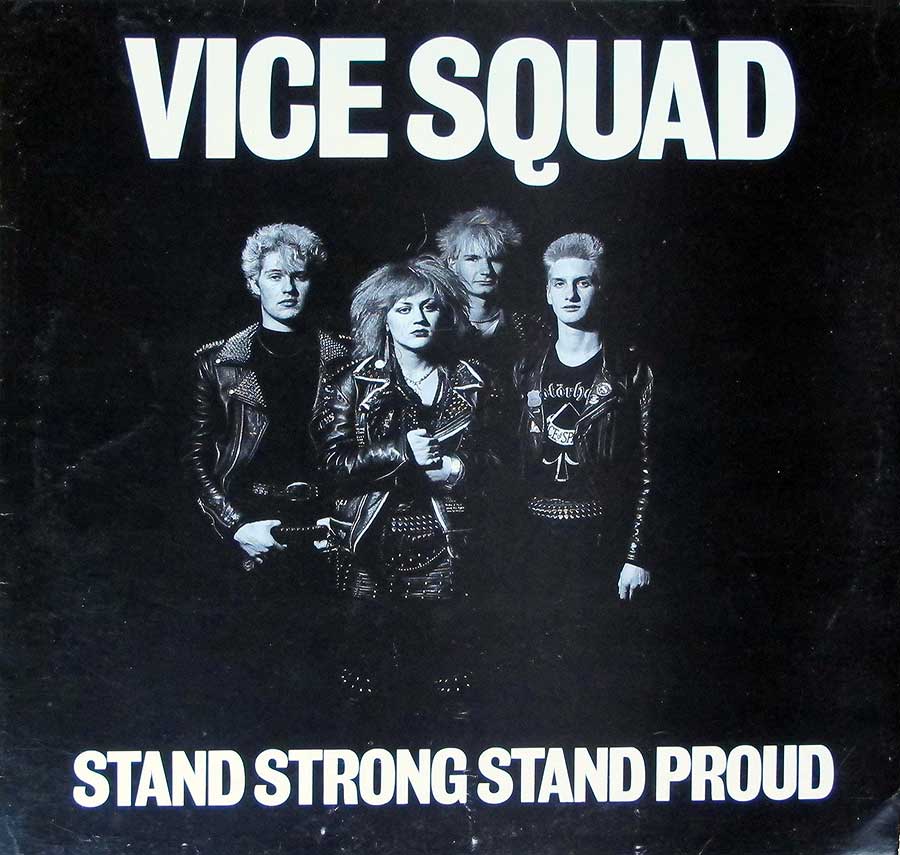 VICE SQUAD  Stand Strong Stand Proud Orig Zem 12" LP Vinyl Album
 front cover https://vinyl-records.nl