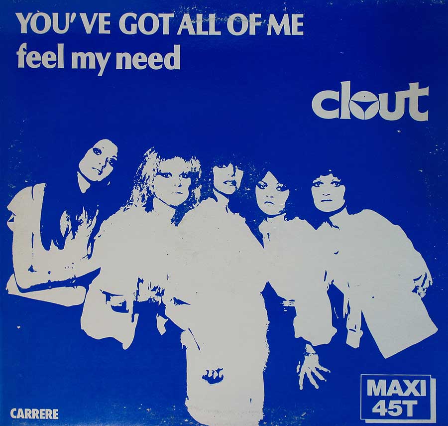 CLOUT - You've Got All Of Me 12" Vinyl Maxi-Single front cover https://vinyl-records.nl