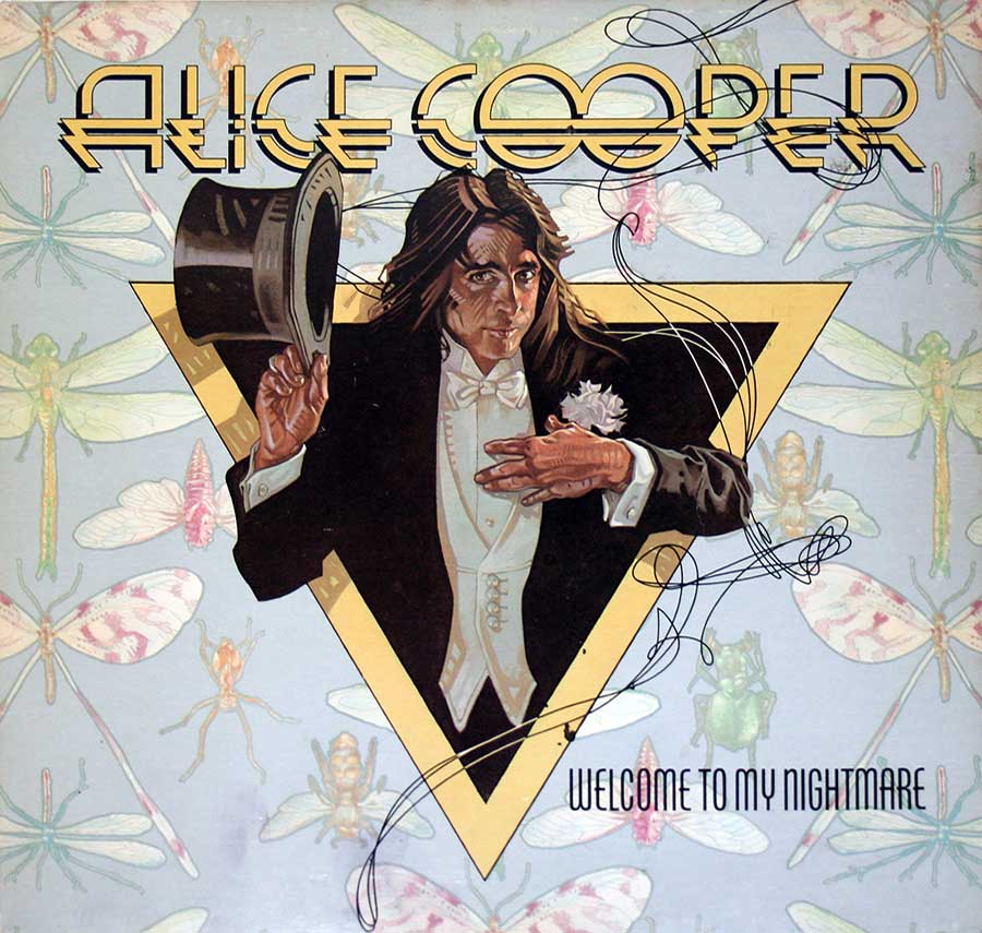 ALICE COOPER - Welcome To My Nightmare 12" Vinyl LP Album
 front cover https://vinyl-records.nl