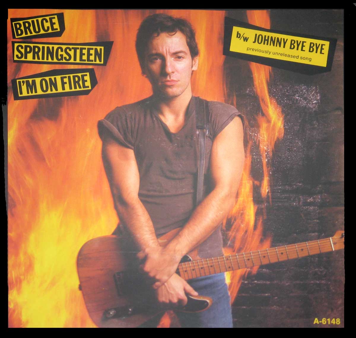 large album front cover photo of: Bruce Springsteen I'm on Fire 