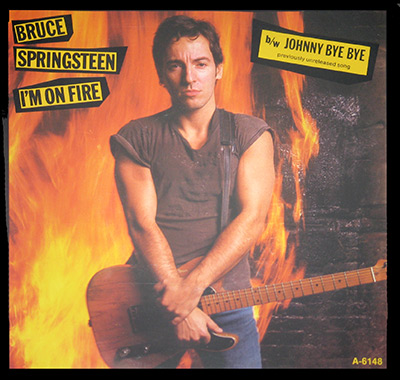 BRUCE SPRINGSTEEN - I'm on Fire  album front cover vinyl record