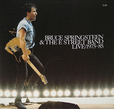 BRUCE SPRINGSTEEN - Bruce Springsteen & the E Street Band Live/1975-85 album front cover vinyl record