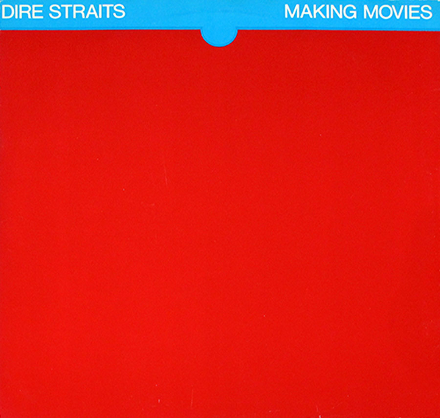 High Quality Photo of Album Front Cover  "DIRE STRAITS - Making Movies Orig USA"