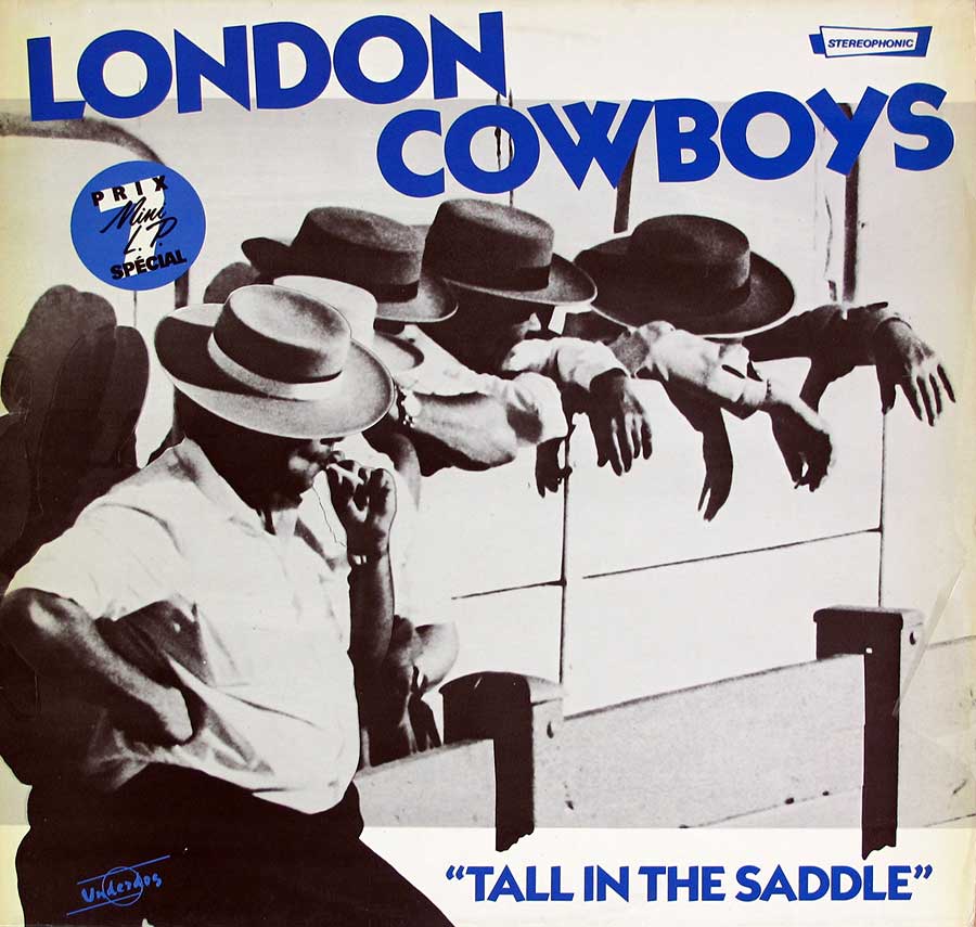 LONDON COWBOYS - Tall In The Saddle 12" LP Vinyl Album front cover https://vinyl-records.nl