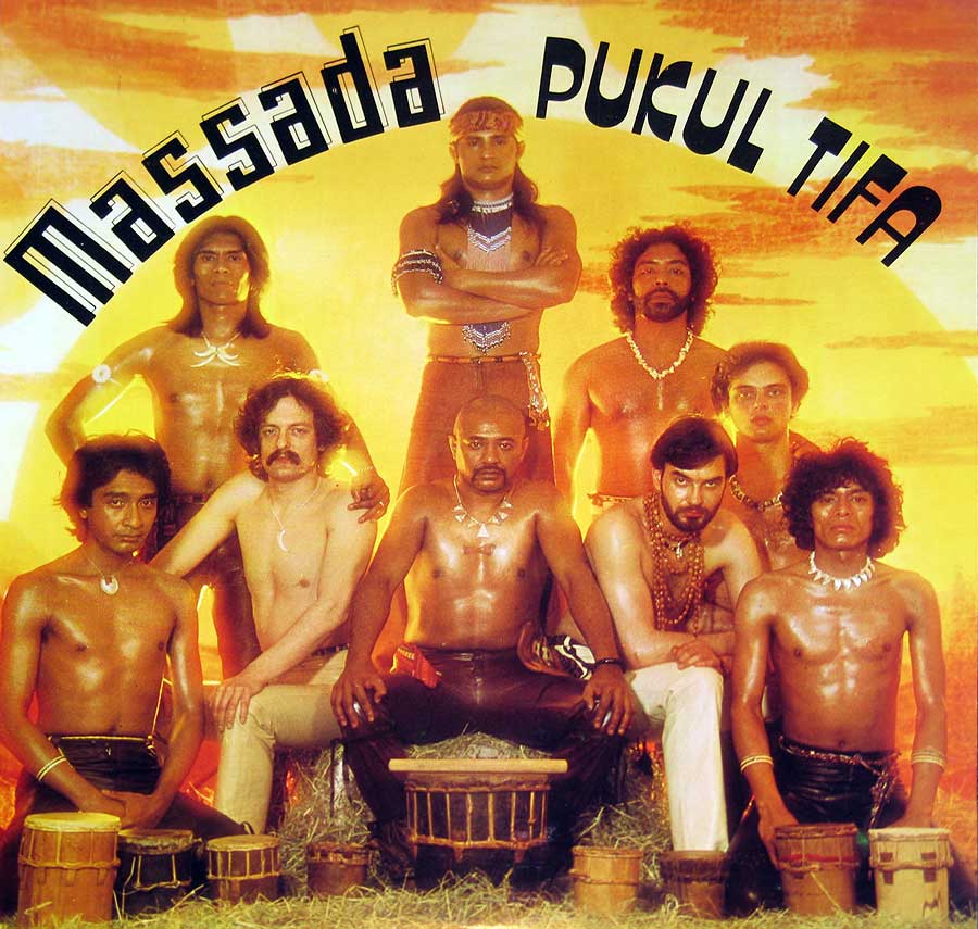 MASSADA - Pukul Tifa 12" LP Vinyl Album front cover https://vinyl-records.nl