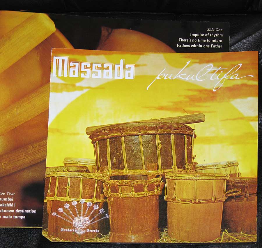 MASSADA - Pukul Tifa 12" LP Vinyl Album back cover