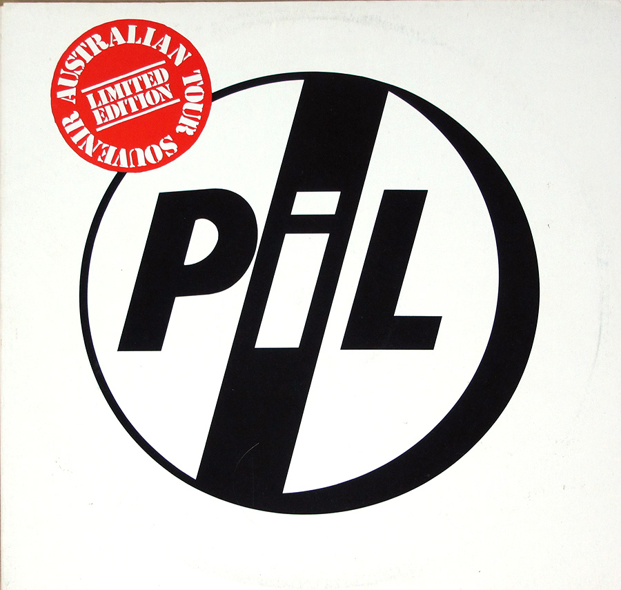 Front Cover Photo Of PIL PUBLIC IMAGE LTD - Limited Edition Australian Tour Souvenir 12" Maxi-Single Vinyl