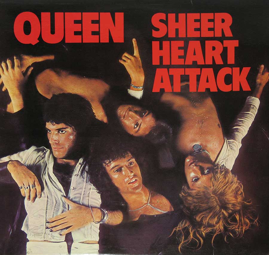 QUEEN - Sheer Heart Attack Gt Britain Pressing 12" Vinyl LP Album
 front cover https://vinyl-records.nl