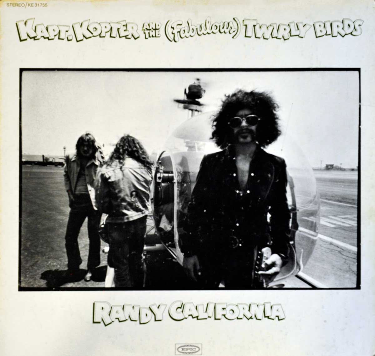 large album front cover photo of: RANDY CALIFORNIA KAPT. KOPTER AND THE FABULOUS TWIRLY BIRDS 