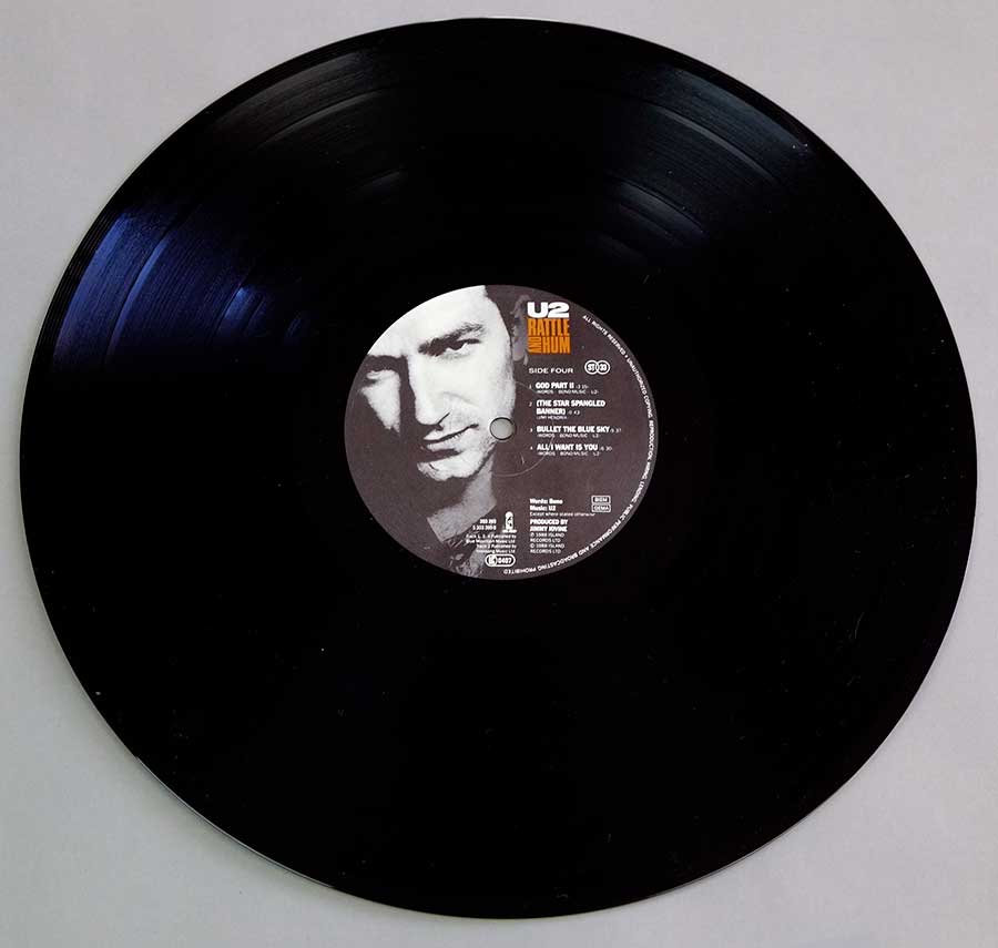 Photo of Side Four of U2 - Rattle and Hum 2LP FOC 