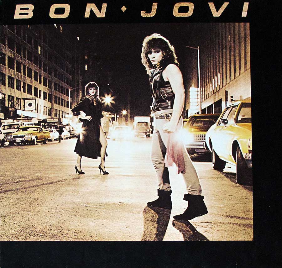 Front Cover Photo Of BON JOVI S/T SELF-TITLED ( Netherlands ) 12" Vinyl LP Album 