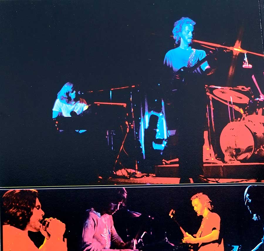 Photo of the left page inside cover Absolutely Live 2LP 