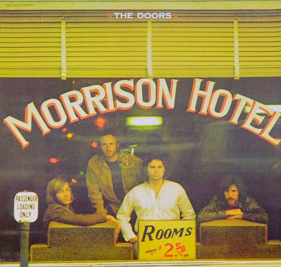 Front Cover Photo Of DOORS MORRISON - Hotel Red Label Canada 12" LP Vinyl