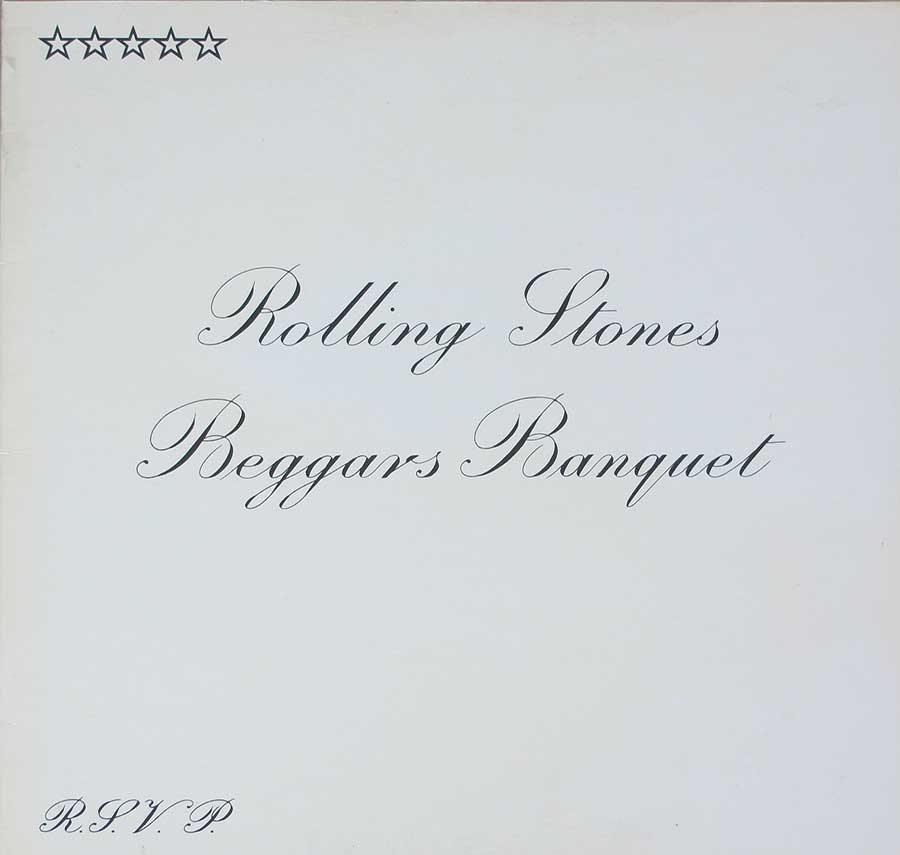 Front Cover Photo Of ROLLING STONES - Beggars Banquet - Red Colour Decca Germany