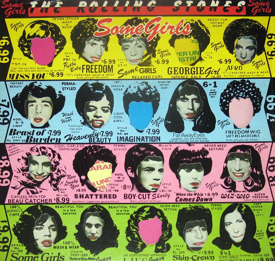 Album Front Cover Photo of ROLLING STONES - Some Girls Italy 