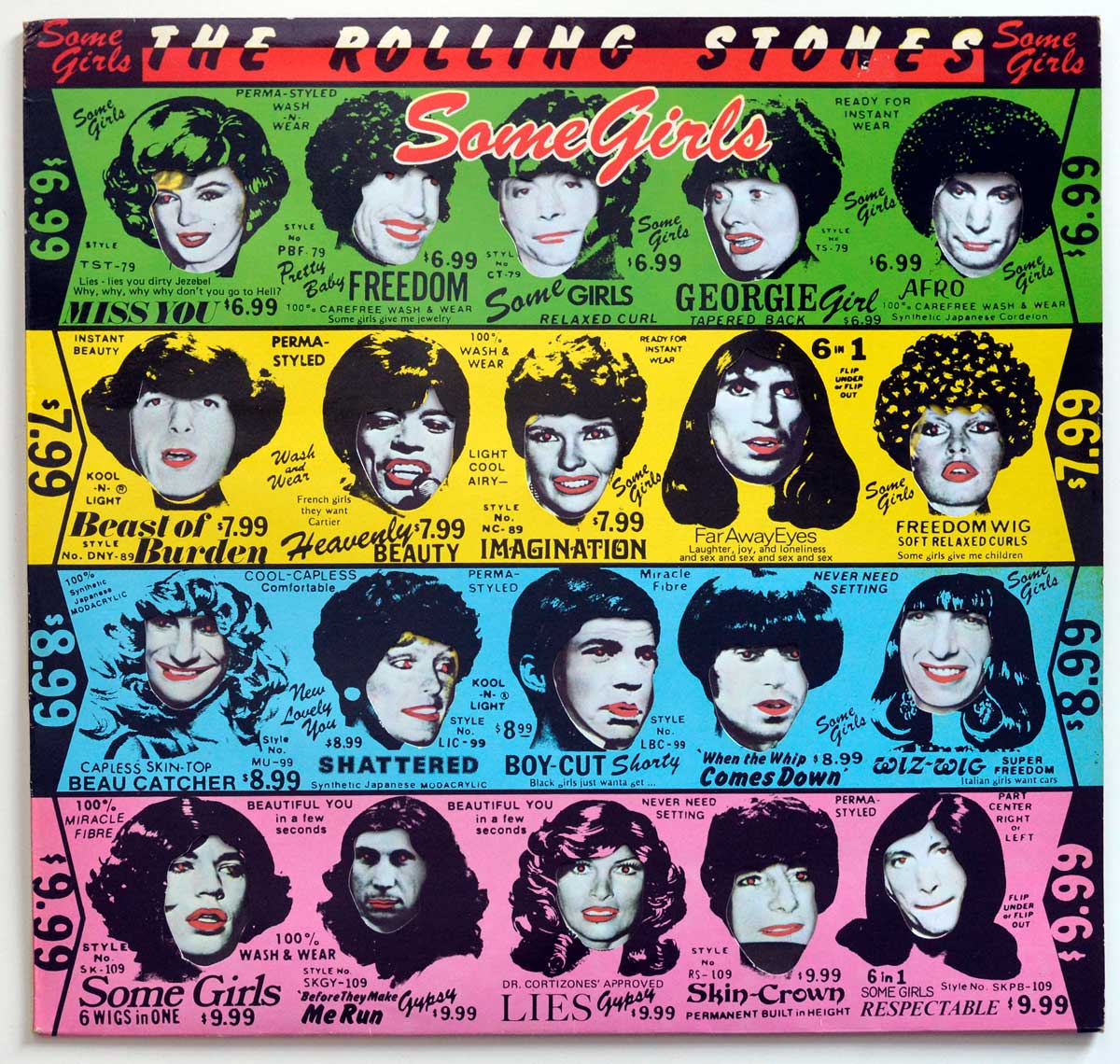 High Resolution Photo The Rolling Stones - Some Girls ( Holland ) 