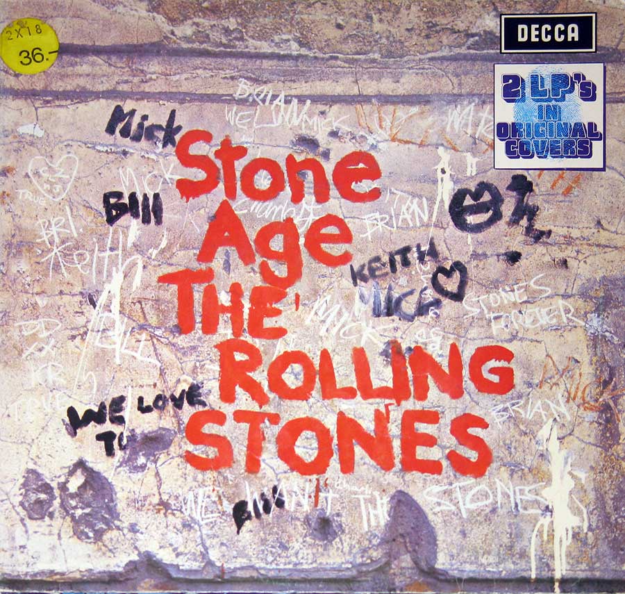 Front Cover Photo Of ROLLING STONES - Stone Age & Got Live if You Want it (2LP)