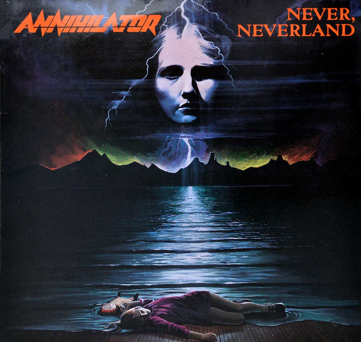 Large Album Front Cover Photo of ANNIHILATOR - Never, Neverland  