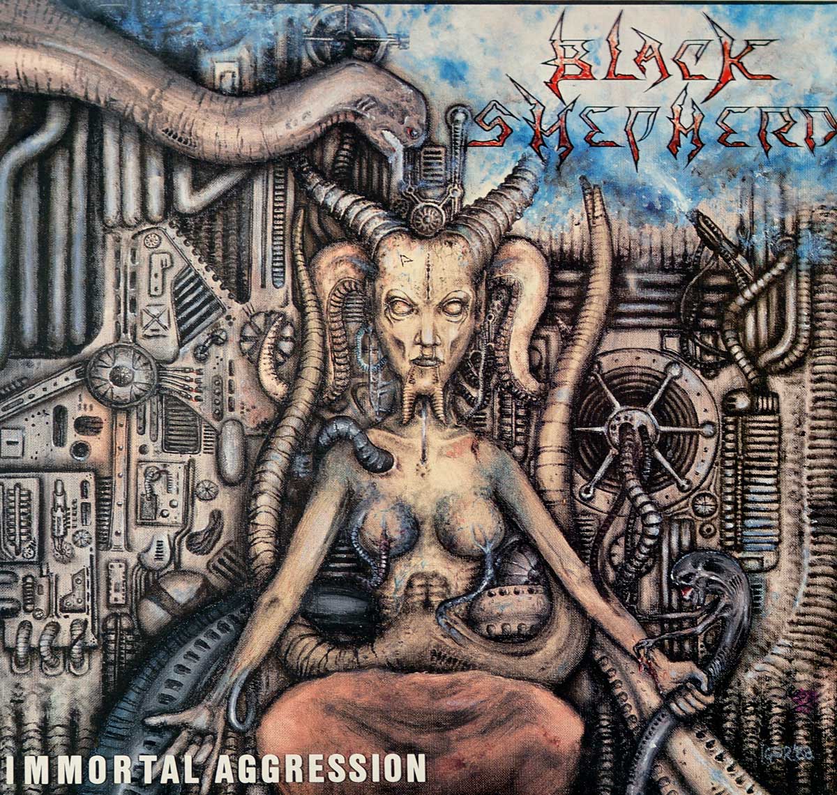 Album Front Cover Photo of BLACK SHEPHERD (Belgium) - Immortal Aggression  