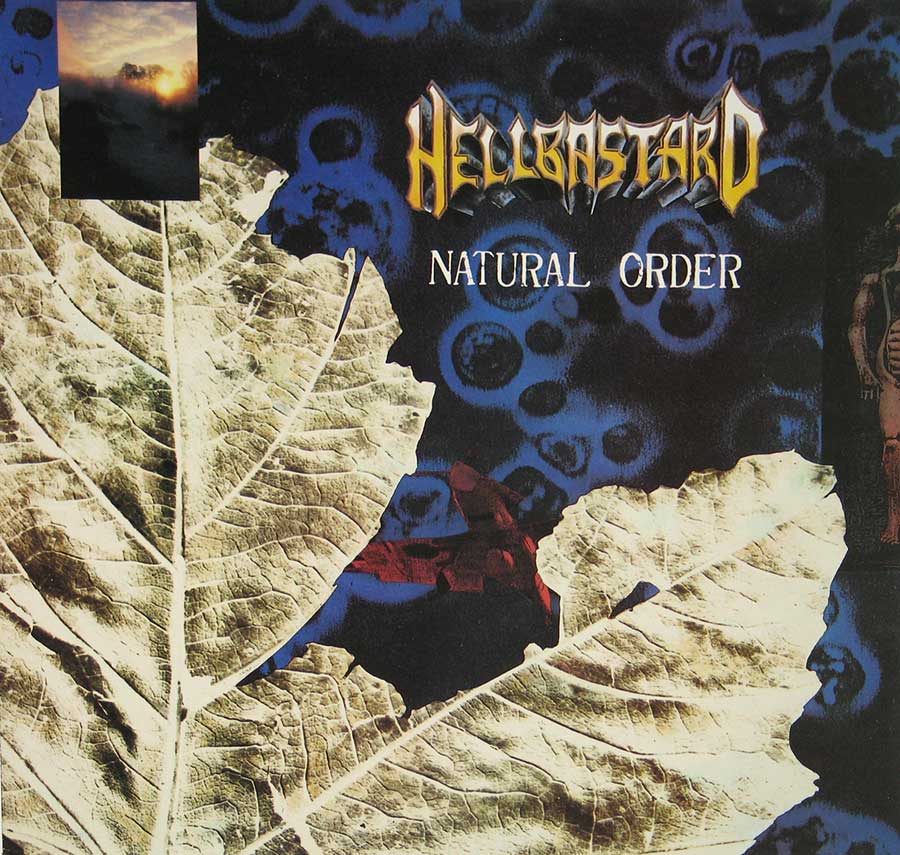 Front Cover Photo Of HELLBASTARD - NATURAL ORDER 12" Vinyl LP Album