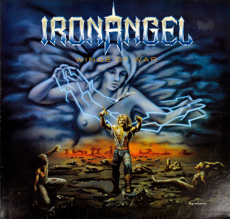 IRON ANGEL - Winds Of War 12" Vinyl LP Album  front cover https://vinyl-records.nl