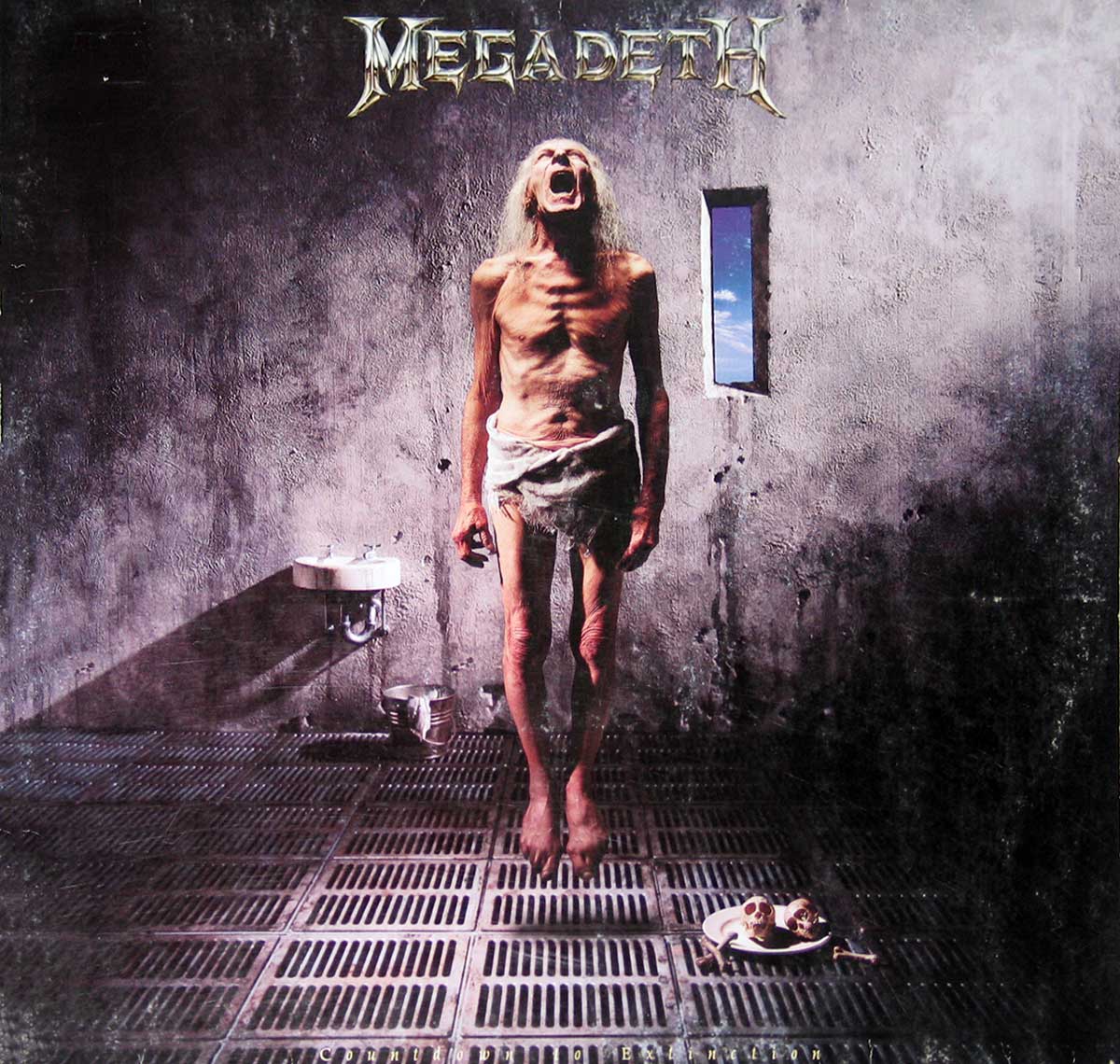 Megadeth Countdown to Extinction 12" Vinyl Album Front Cover Photoa