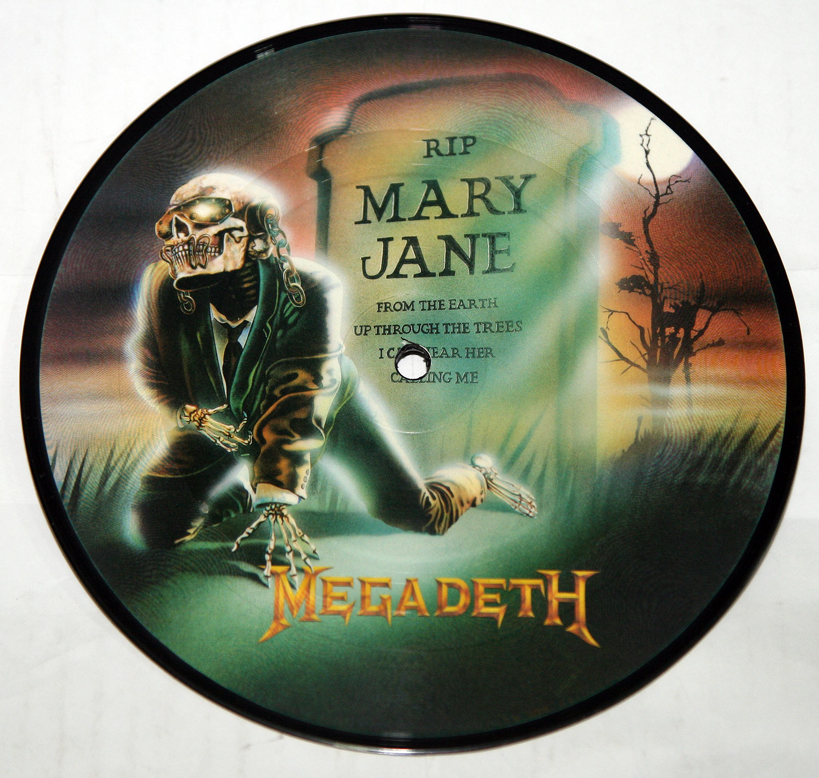 High Resolution Photo Megadeth Mary Jane / Hook In Mouth Picture Disc  Vinyl Record