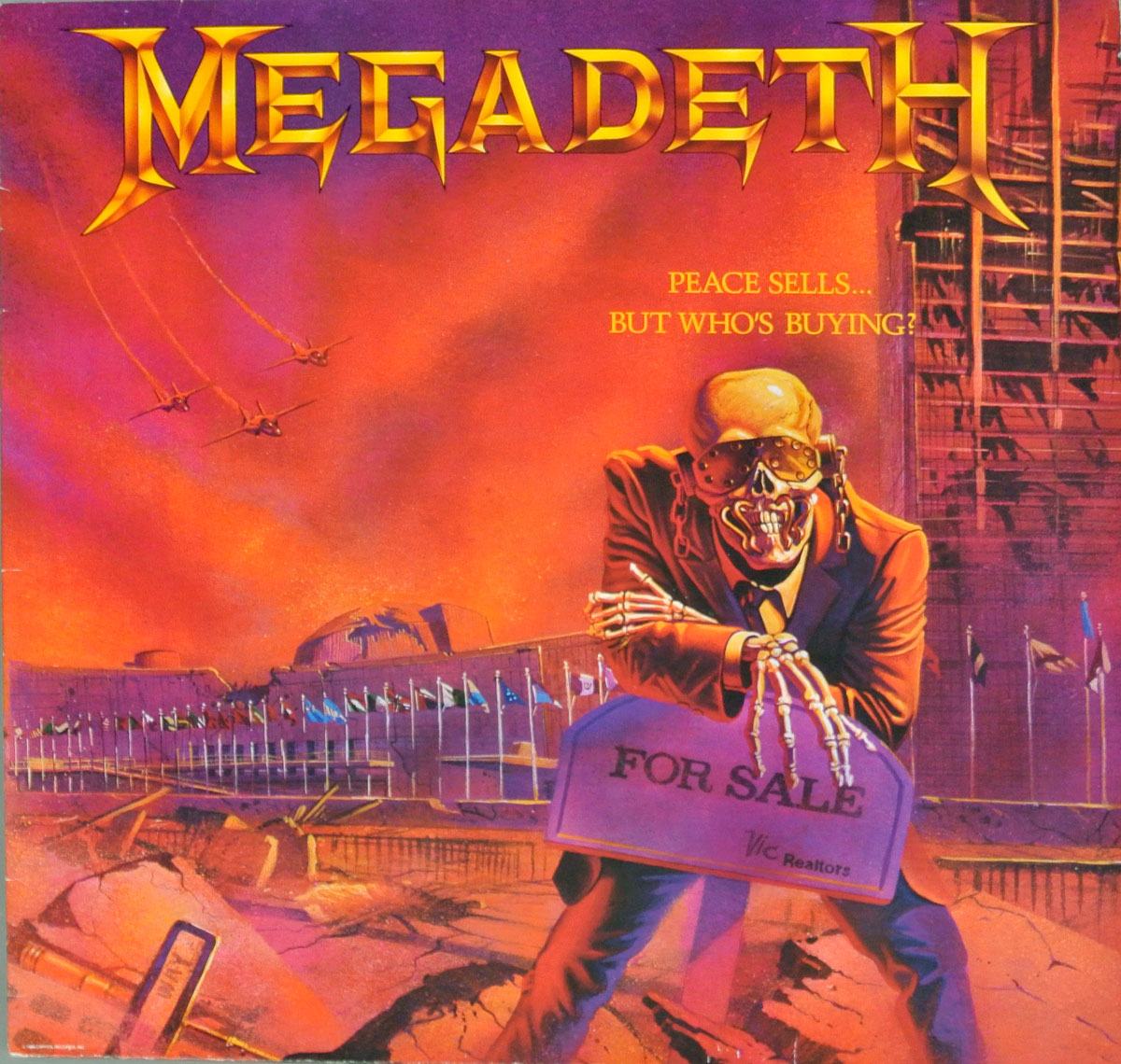 Album Front Cover of MEGADETH PEACE SELLS, BUT WHO'S BUYING?