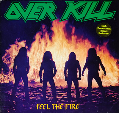 OVERKILL - Feel the Fire  album front cover vinyl record