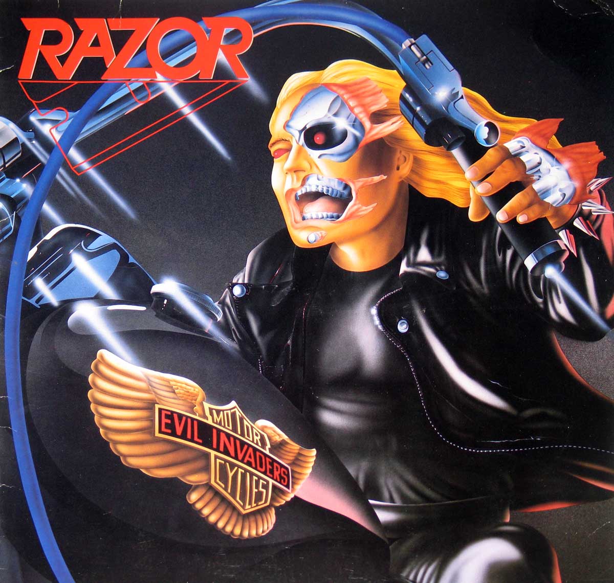 large album front cover photo of: Razor Evil Invaders 