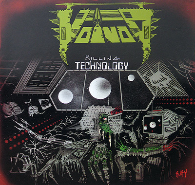 VOIVOID - Killing Technology album front cover vinyl record