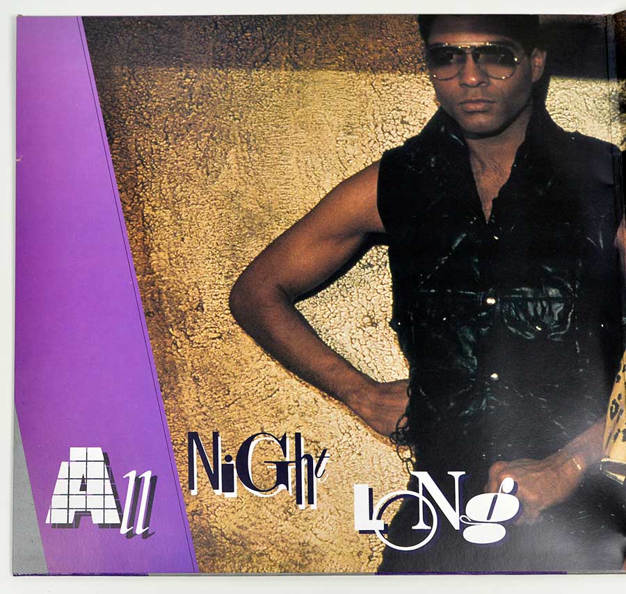 All Night Long 2x12" Vinyl 2LP Album inner gatefold cover