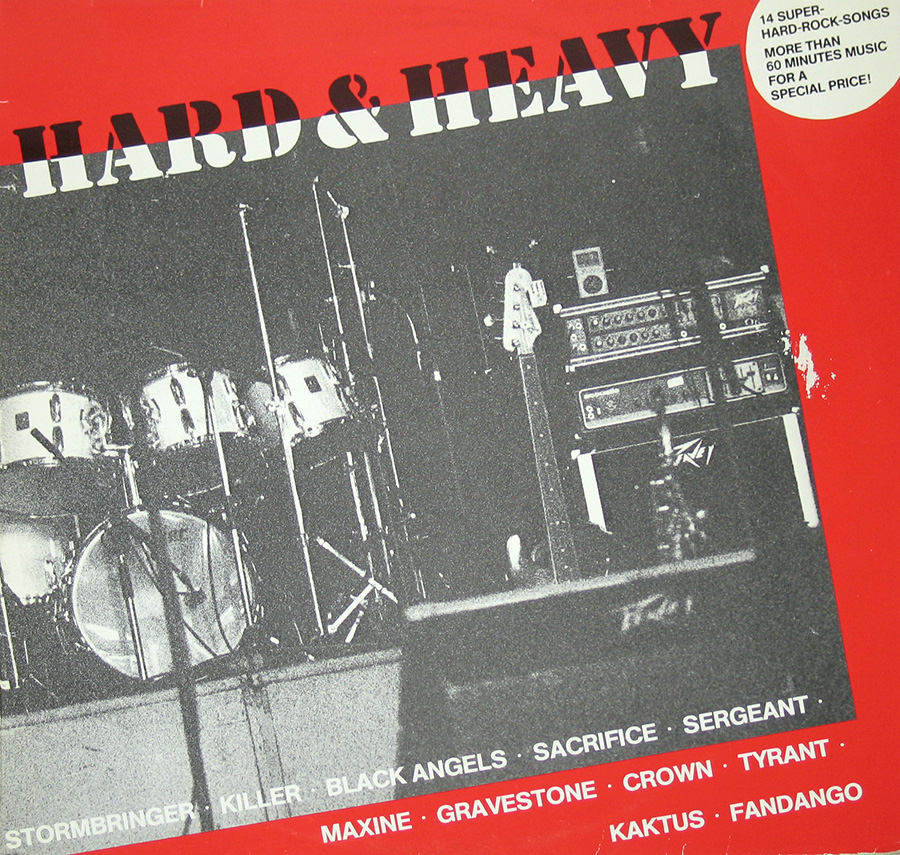 Front Cover Photo Of HARD & HEAVY Swiss Hard Rock and Heavy Metal 12" Vinyl LP album