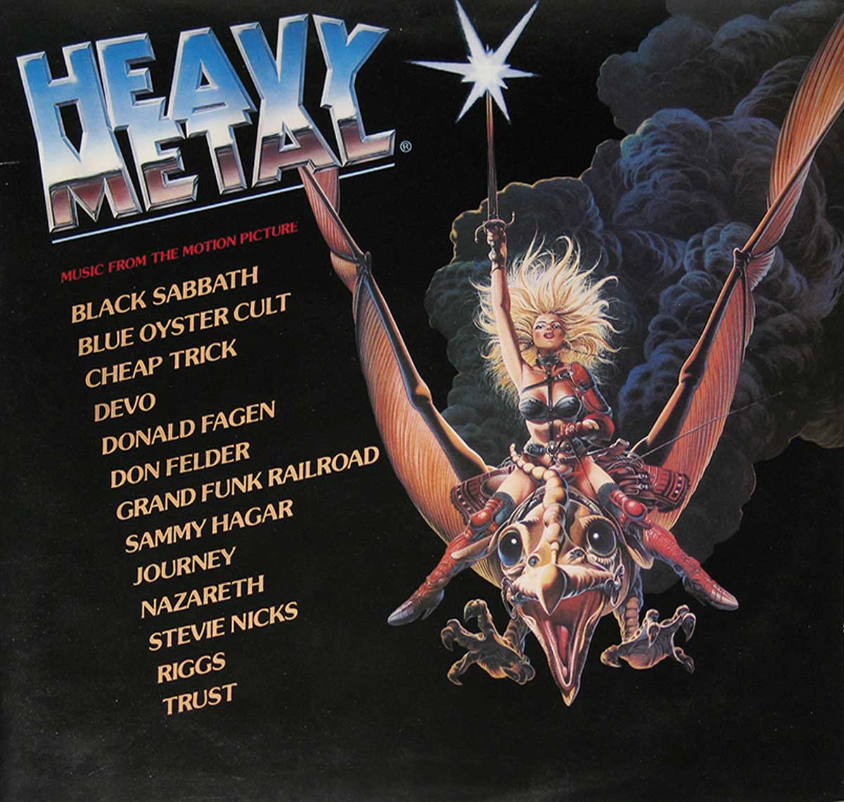 large album front cover photo of: HEAVY METAL MUSIC FROM THE MOTION PICTURE 