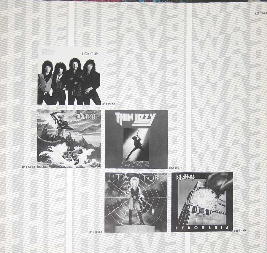 Photo One Of The Original Custom Inner Sleeve VARIOUS ARTISTS Heavy Way Black Sabbath Vertigo Sampler 12" Vinyl LP Album 