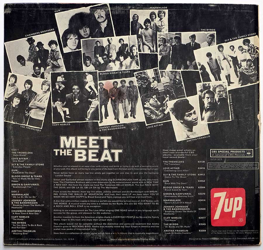 Album Back Cover Photo Various Artists Meet The Beat 7Up Vinyl Record Gallery https://vinyl-records.nl//