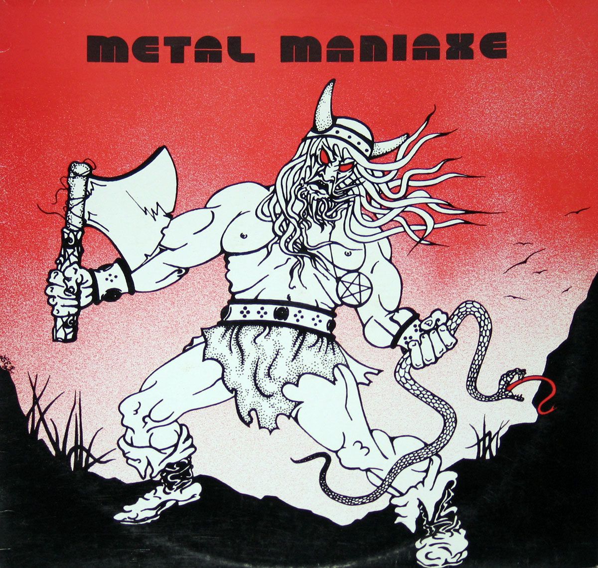 High Resolution Photo #10 METAL MANIAXE - NWOBHM Ebony Records ( 1982, England ) 